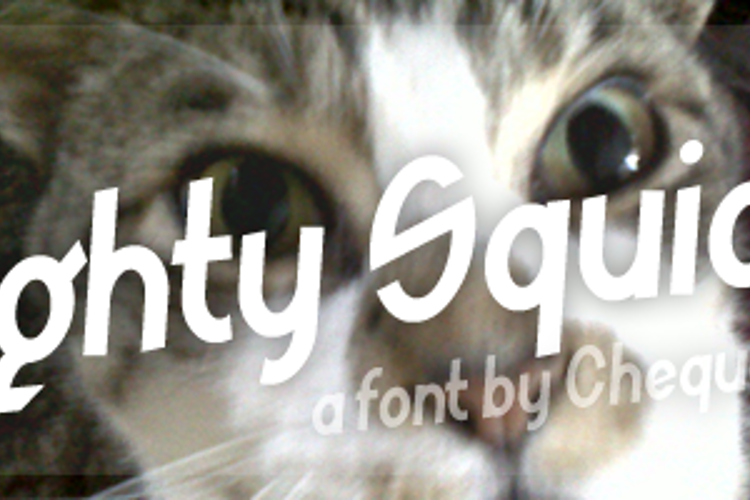 Mighty Squidge Font