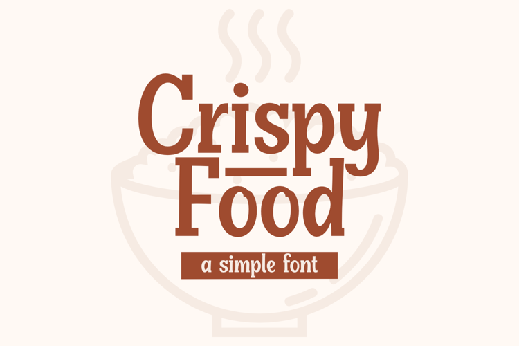 Crispy Food Font