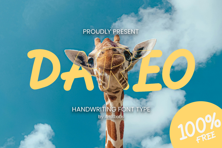 Preview of Dareo Font