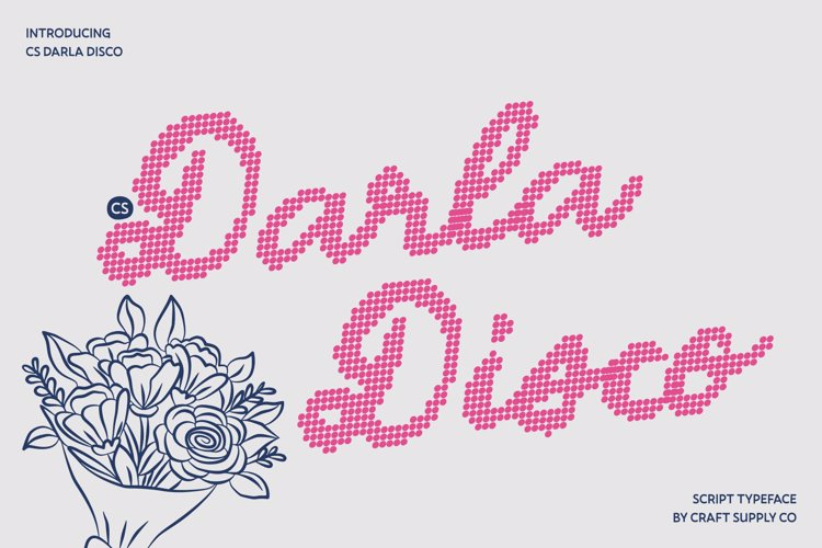Preview of CS Darla Disco Font