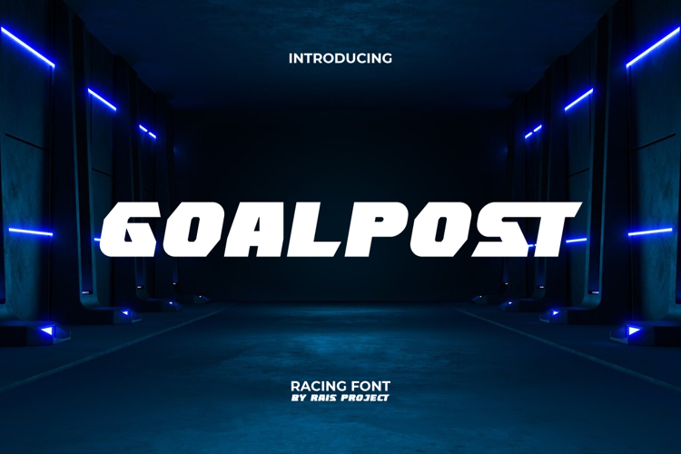 Preview of Goalpost Font