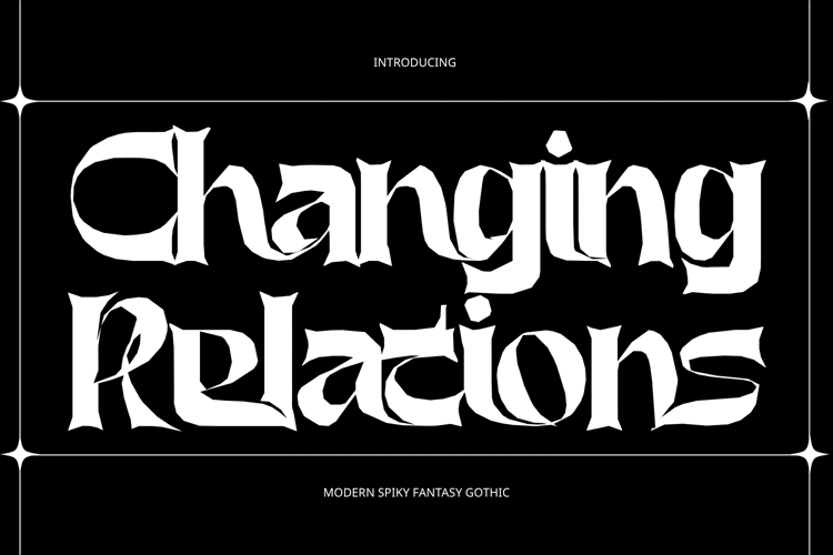 Preview of Changing Relations Font