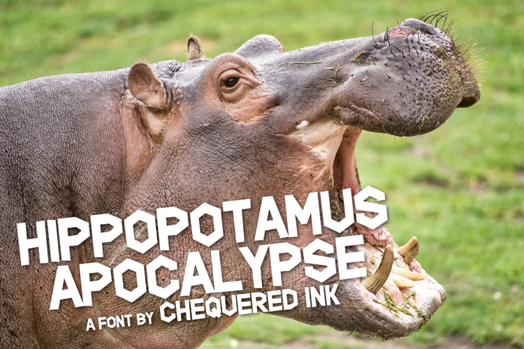 Hippopotamus Apocalypse Font