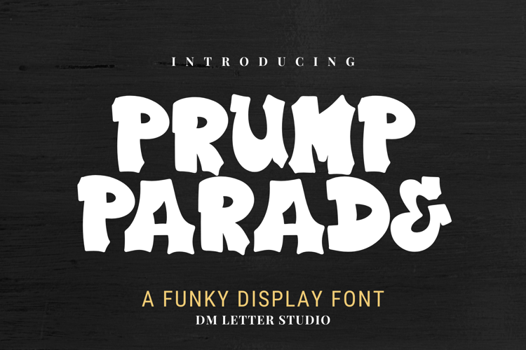 Preview of Plump Parade Font