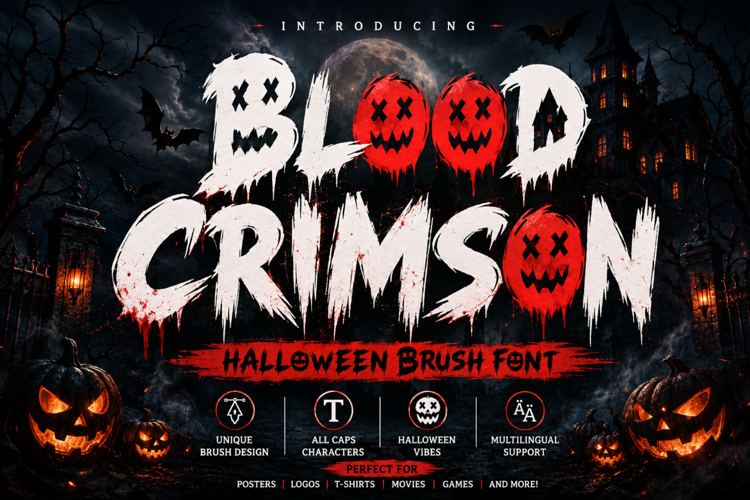 Preview of Blood Crimson Font