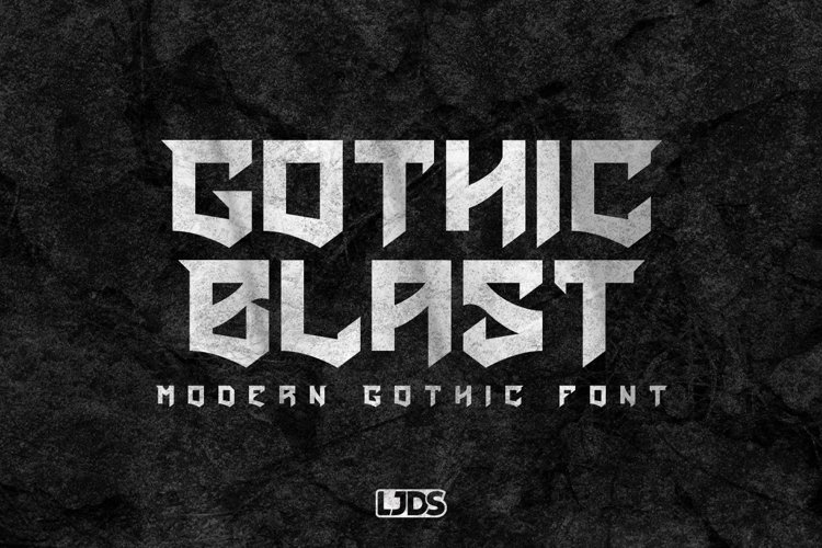 Gothic Blast DEMO Font