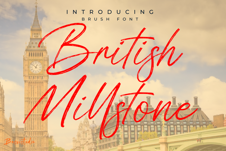 British Millstone Font