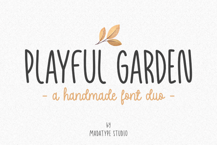 Preview of Playful Garden Font