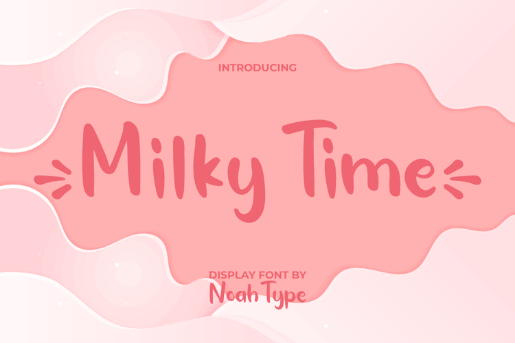 Milky Time Font