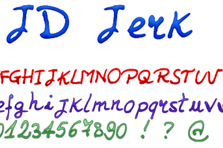 JDJerk Font