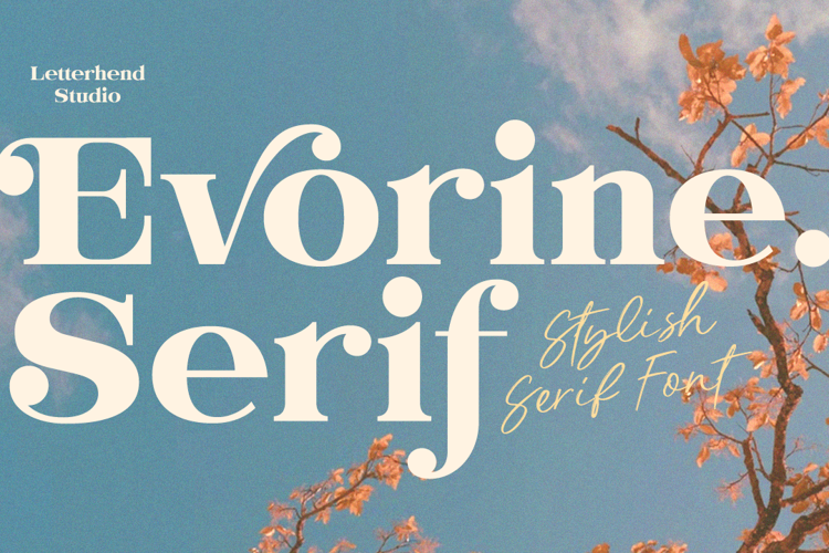 Preview of Evorine Font
