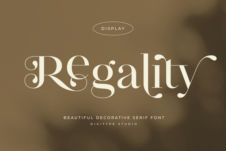 Preview of Regality Font