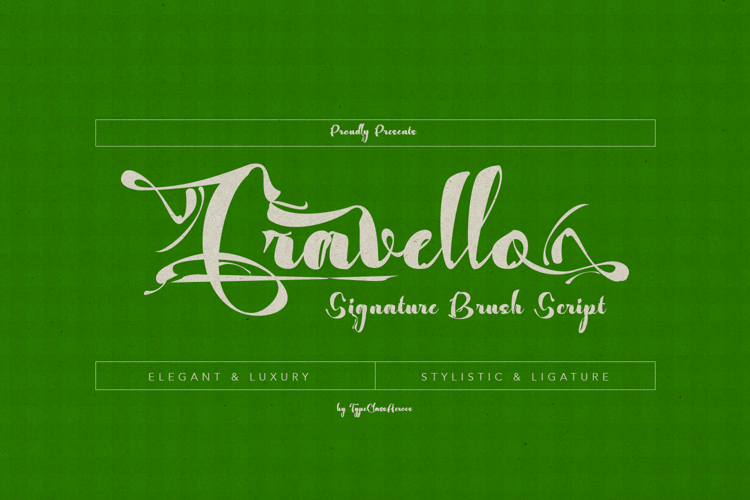 Preview of Cravello Font