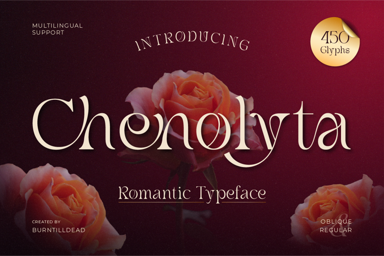 Preview of Chenolyta Font