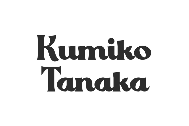 Preview of Kumiko Tanaka Font
