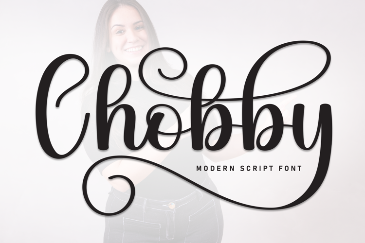Preview of Chobby Font