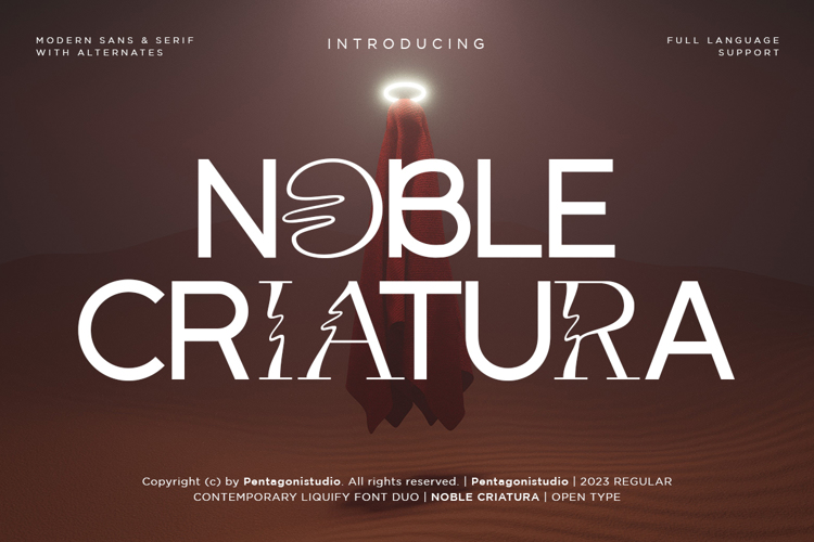 noble criatura Font