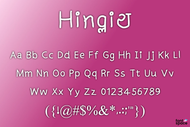 Hinglish Font