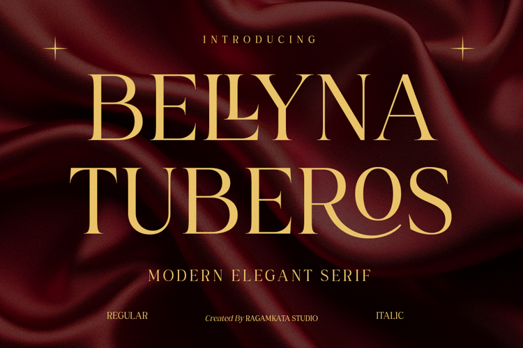 Preview of Bellyna Tuberos Font