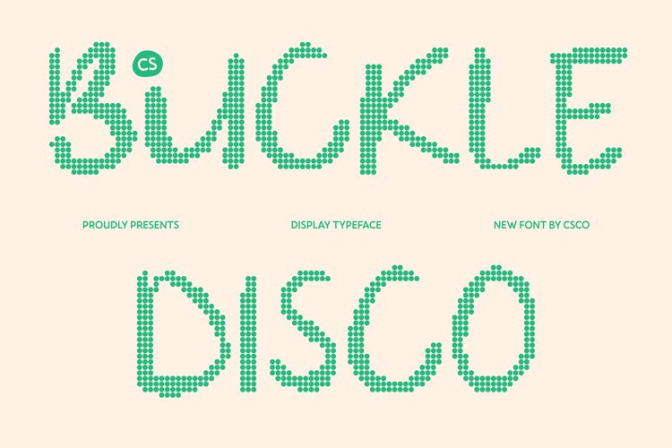 Preview of CS Buckle Disco Font
