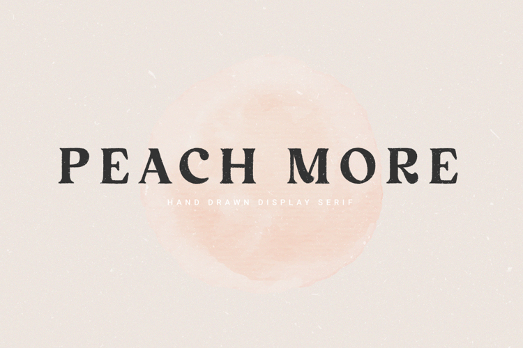 Peach More Font