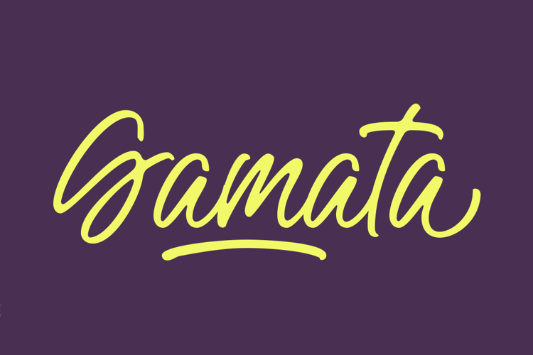 Gamata Font