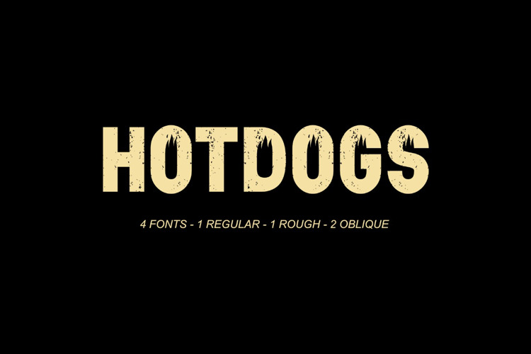 hotdogs Font