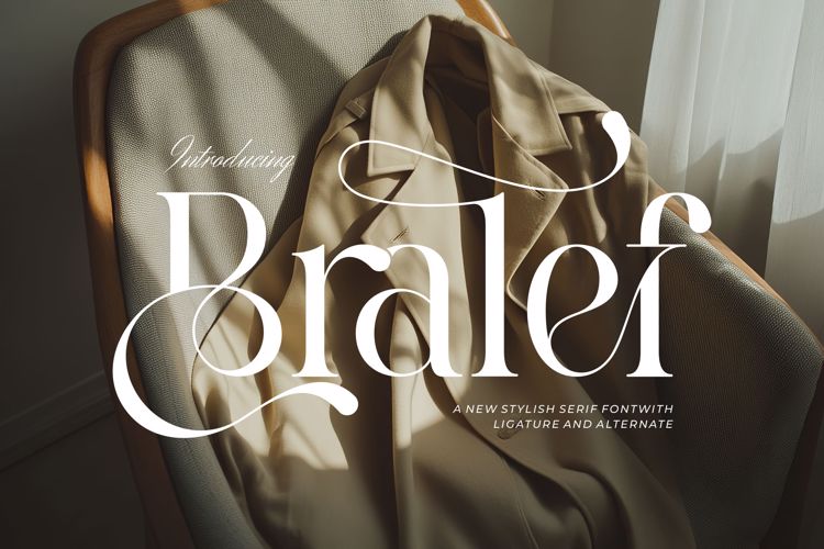 Preview of Bralef Font