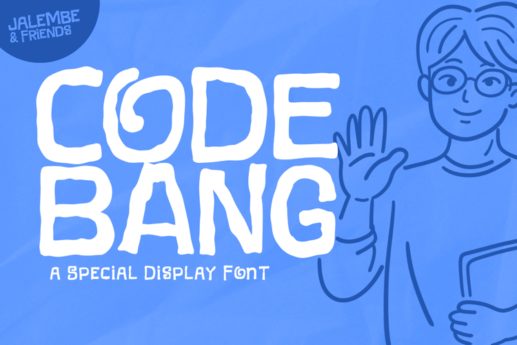 Preview of Code Bang Font