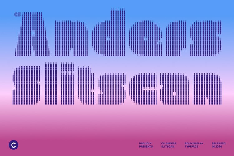 Preview of CS Anders Slitscan Font
