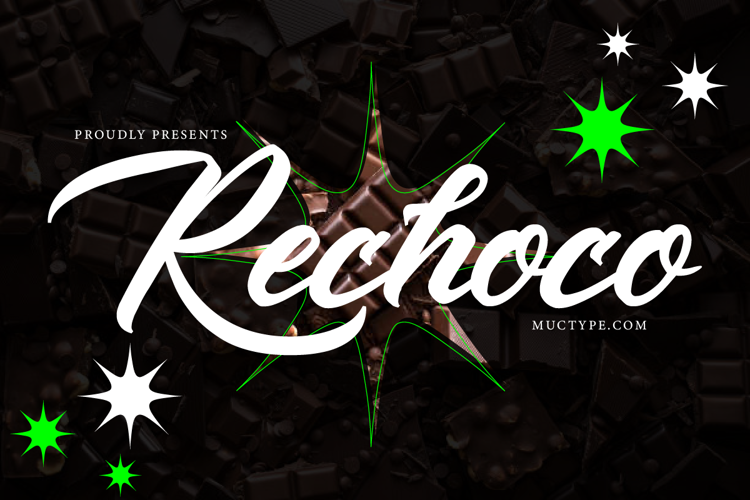 Preview of Rechoco Font