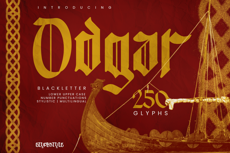 Preview of Odgar Font