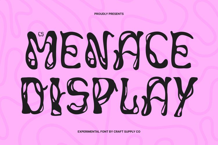 Preview of CS Menace Font
