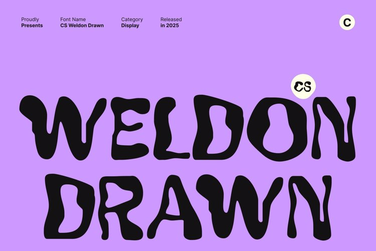 Preview of CS Weldon Drawn Font