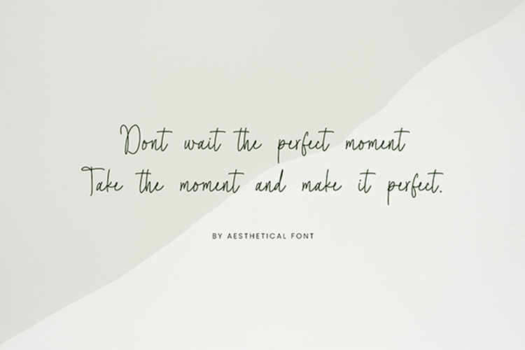 Preview of Aesthetical Font