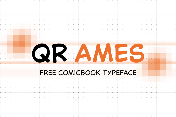Preview of QR Ames Beta Font