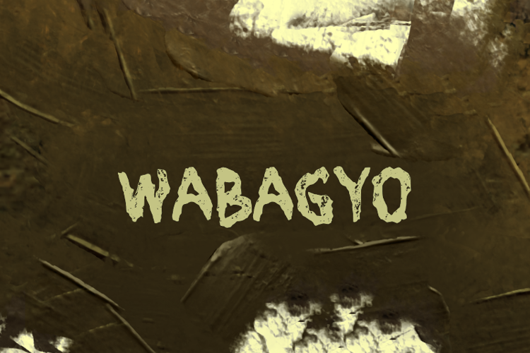 Preview of w Wabagyo Font