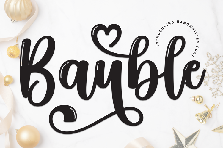 Preview of Bauble Font