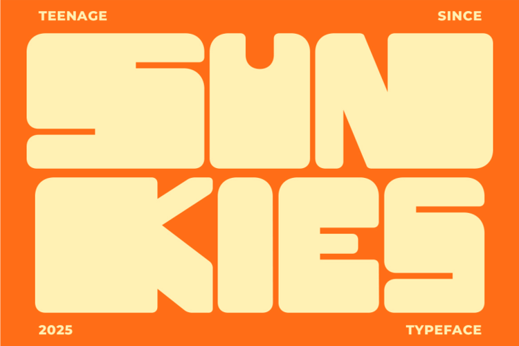 Teenage Sunkies Font