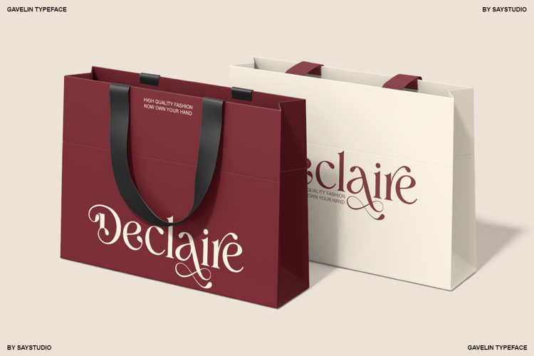 Preview of Gavelin Font