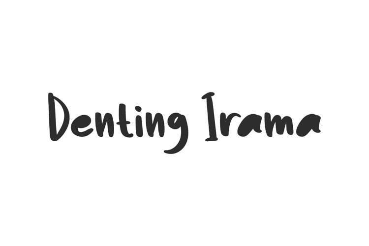 Denting Irama Font