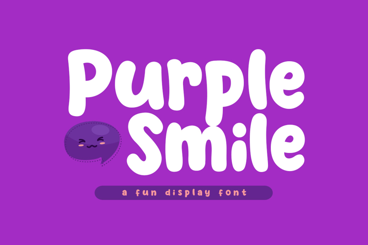 Purple Smile Font