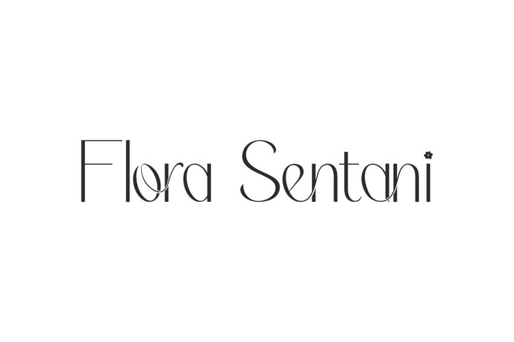 Flora Sentani Font