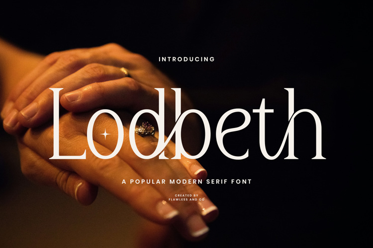 Preview of LODBETH Font