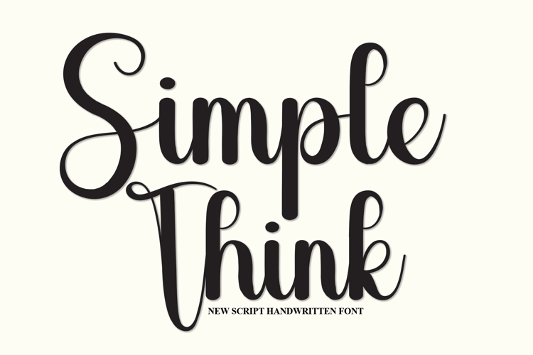 Simple Think Font