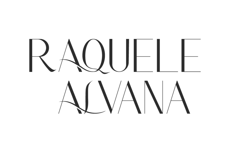 Preview of Raquele Alvana Font