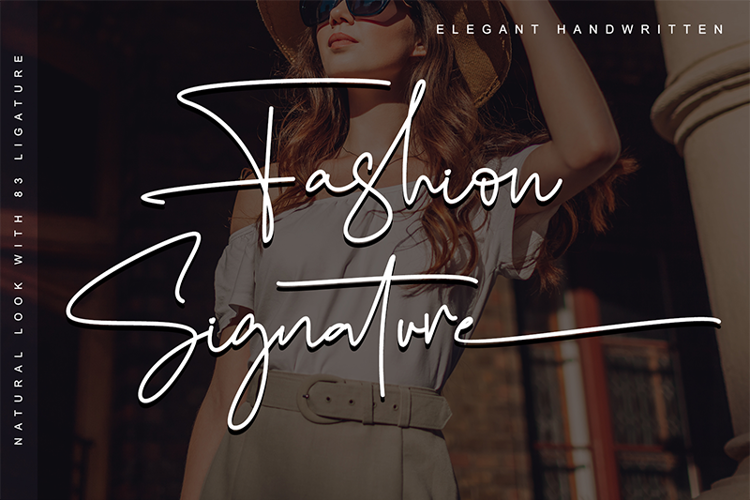 Fashion Signature - Font