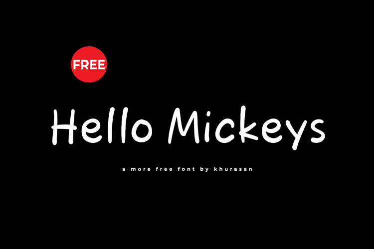 Hello Mickeys Font