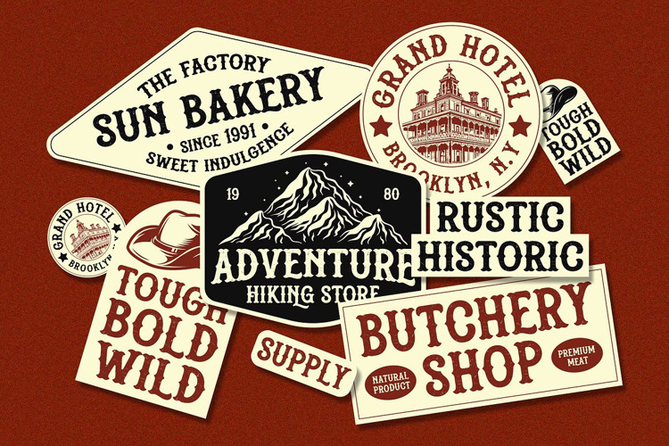 Preview of Gashroad Font