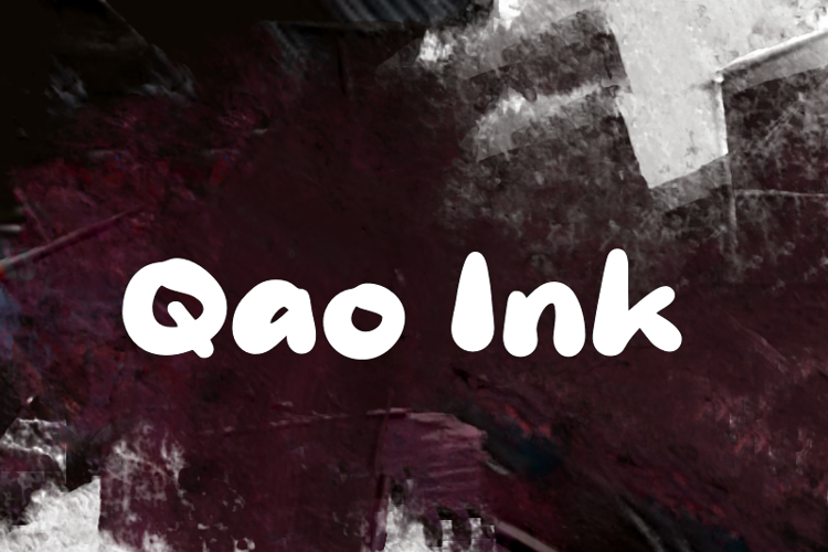 Qao Ink Font